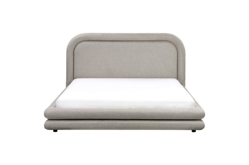 Säng med lamellram Lavardens - Beige, svart, 160x200 cm - Möbler - Säng - Sängram & sängstomme