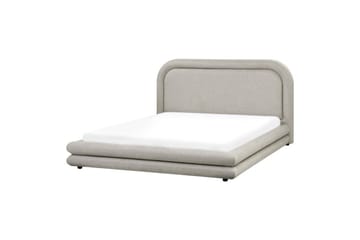 Säng med lamellram Lavardens - Beige, svart, 160x200 cm - Möbler - Säng - Sängram & sängstomme