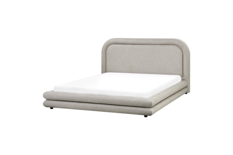 Säng med lamellram Lavardens - Beige, svart, 160x200 cm - Möbler - Säng - Sängram & sängstomme