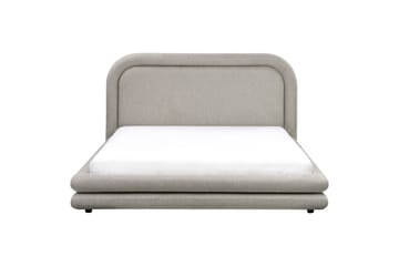 Säng med lamellram Lavardens - Beige, svart, 160x200 cm - Möbler - Säng - Sängram & sängstomme