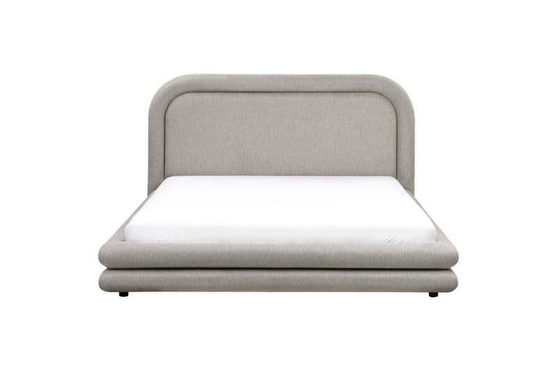 Säng med lamellram Lavardens - Beige, svart, 160x200 cm - Möbler - Säng - Sängram & sängstomme