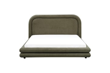 Säng med lamellram Lavardens - Grön, Svart, 160x200 cm - Möbler - Säng - Sängram & sängstomme