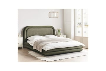 Säng med lamellram Lavardens - Grön, Svart, 160x200 cm - Möbler - Säng - Sängram & sängstomme