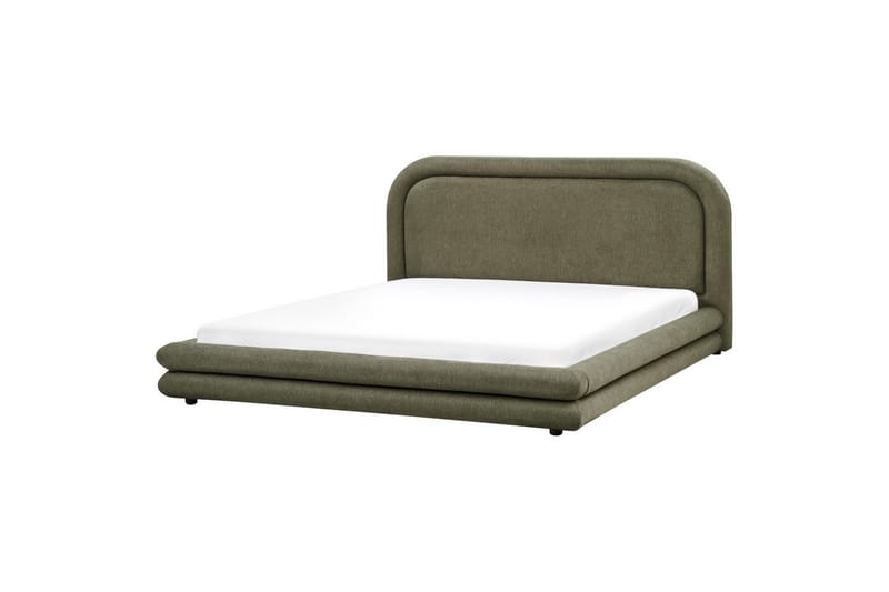 Säng med lamellram Lavardens, Grön, Svart, 180x200 cm