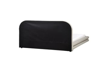 Säng med lamellram Lavardens - Taupe, svart, 180x200 cm - Möbler - Säng - Sängram & sängstomme