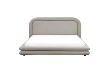 Säng med lamellram Lavardens - Taupe, svart, 180x200 cm - Möbler - Säng - Sängram & sängstomme