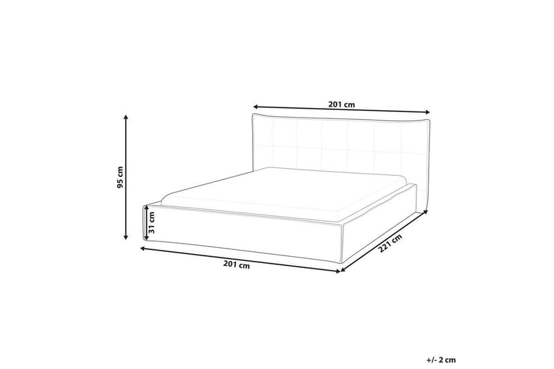 Säng med lamellram Lestre - Grön, Svart, 160x200 cm - Möbler - Säng - Sängram & sängstomme