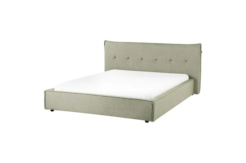 Säng med lamellram Lestre - Grön, Svart, 160x200 cm - Möbler - Säng - Sängram & sängstomme