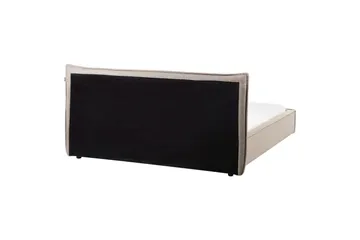 Säng med lamellram Lestre - Taupe, svart, 160x200 cm - Möbler - Säng - Sängram & sängstomme