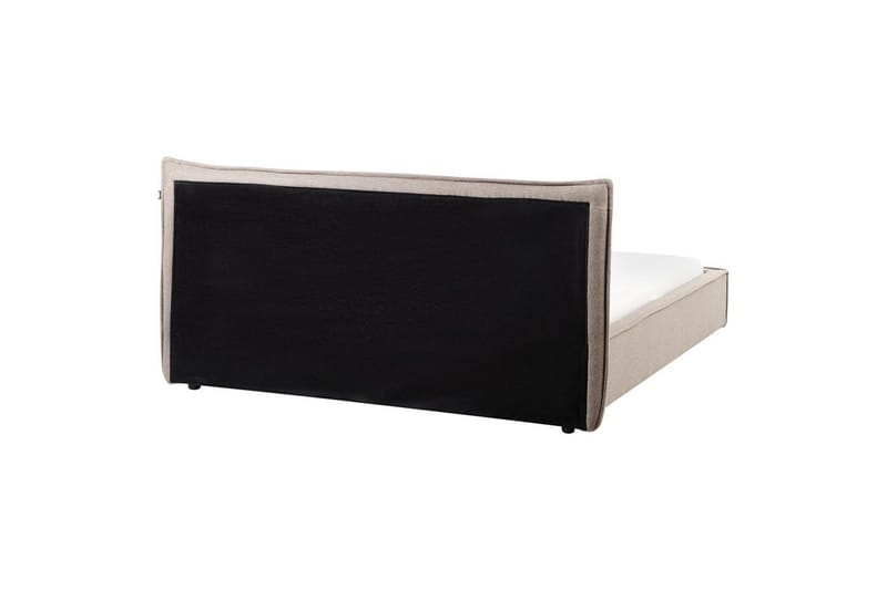 Säng med lamellram Lestre - Taupe, svart, 160x200 cm - Möbler - Säng - Sängram & sängstomme