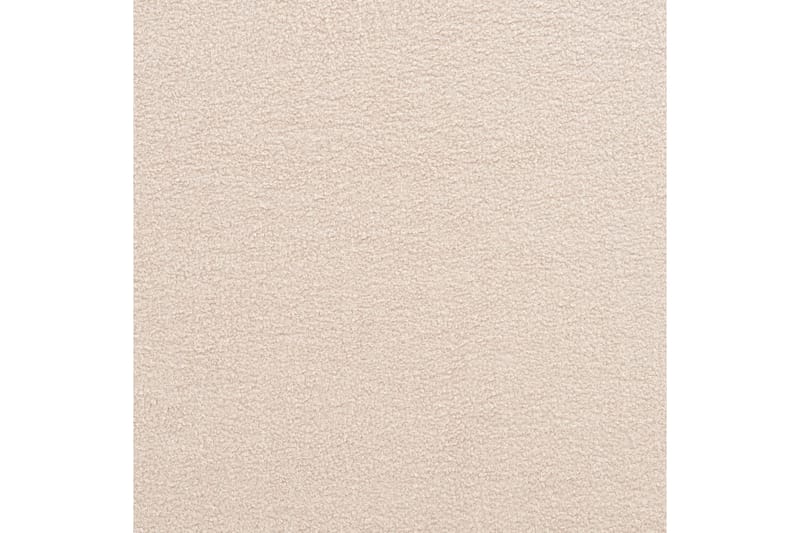 Säng med lamellram Limanton - Beige, ljust trä, svart/Bouclé, 160x200 cm - Möbler - Säng - Sängram & sängstomme