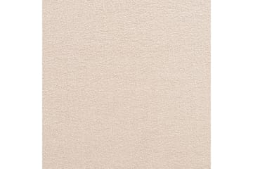 Säng med lamellram Limanton - Beige, ljust trä, svart/Bouclé, 180x200 cm - Möbler - Säng - Sängram & sängstomme