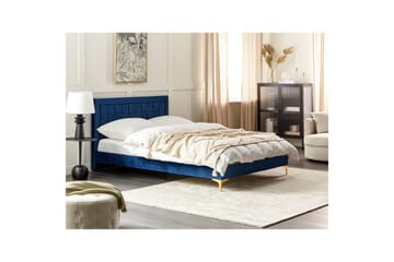 Säng med lamellram Limoux - Blå, 140x200 cm - Möbler - Säng - Sängram & sängstomme