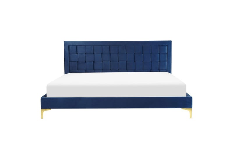 Säng med lamellram Limoux - Blå, 180x200 cm - Möbler - Säng - Sängram & sängstomme