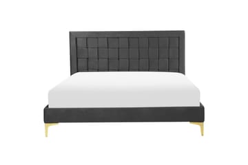 Säng med lamellram Limoux - Svart, 140x200 cm - Möbler - Säng - Sängram & sängstomme