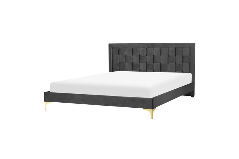 Säng med lamellram Limoux - Svart, 160x200 cm - Möbler - Säng - Sängram & sängstomme