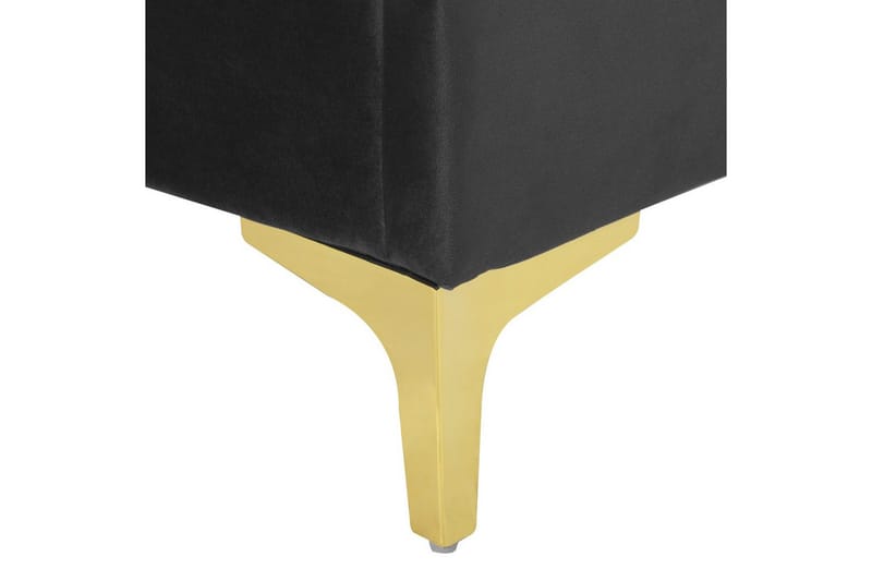 Säng med lamellram Limoux - Svart, 160x200 cm - Möbler - Säng - Sängram & sängstomme