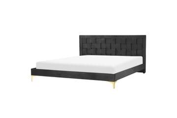 Säng med lamellram Limoux - Svart, 180x200 cm - Möbler - Säng - Sängram & sängstomme