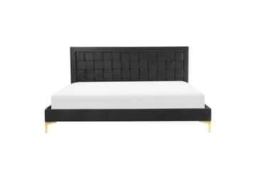 Säng med lamellram Limoux - Svart, 180x200 cm - Möbler - Säng - Sängram & sängstomme