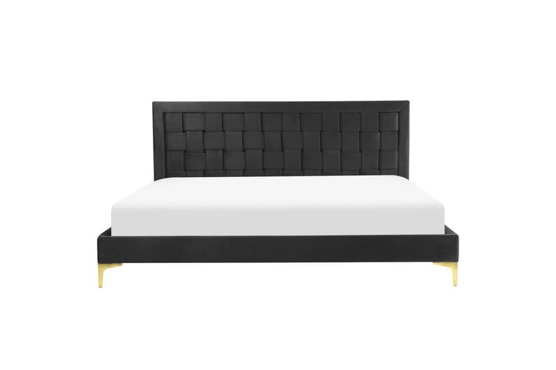 Säng med lamellram Limoux - Svart, 180x200 cm - Möbler - Säng - Sängram & sängstomme
