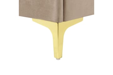 Säng med lamellram Limoux - Taupe, 140x200 cm - Möbler - Säng - Sängram & sängstomme