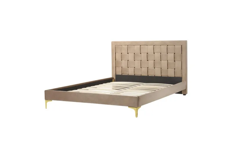 Säng med lamellram Limoux - Taupe, 140x200 cm - Möbler - Säng - Sängram & sängstomme