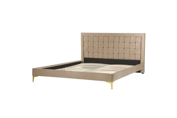 Säng med lamellram Limoux - Taupe, 160x200 cm - Möbler - Säng - Sängram & sängstomme