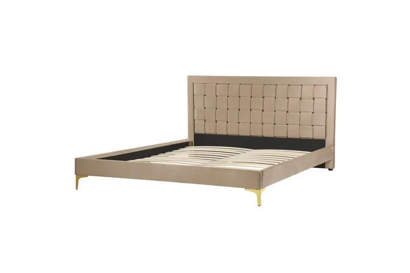 Säng med lamellram Limoux - Taupe, 160x200 cm - Möbler - Säng - Sängram & sängstomme