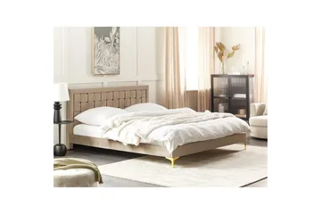 Säng med lamellram Limoux - Taupe, 180x200 cm - Möbler - Säng - Sängram & sängstomme