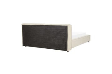Säng med lamellram Linards - Beige/Manchestertyg, 160x200 cm - Möbler - Säng - Sängram & sängstomme