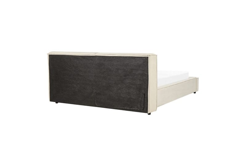 Säng med lamellram Linards - Beige/Manchestertyg, 160x200 cm - Möbler - Säng - Sängram & sängstomme
