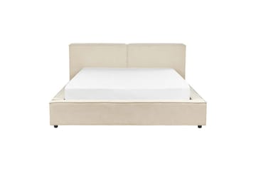 Säng med lamellram Linards - Beige/Manchestertyg, 160x200 cm - Möbler - Säng - Sängram & sängstomme