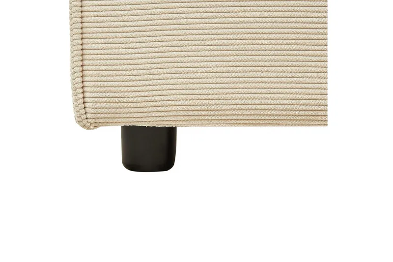 Säng med lamellram Linards - Beige/Manchestertyg, 180x200 cm - Möbler - Säng - Sängram & sängstomme