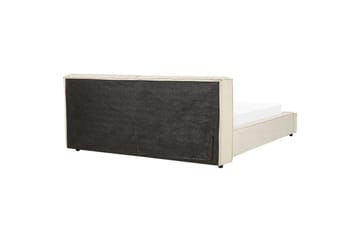 Säng med lamellram Linards - Beige/Manchestertyg, 180x200 cm - Möbler - Säng - Sängram & sängstomme