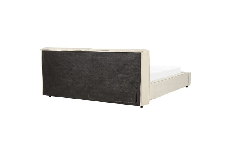 Säng med lamellram Linards - Beige/Manchestertyg, 180x200 cm - Möbler - Säng - Sängram & sängstomme