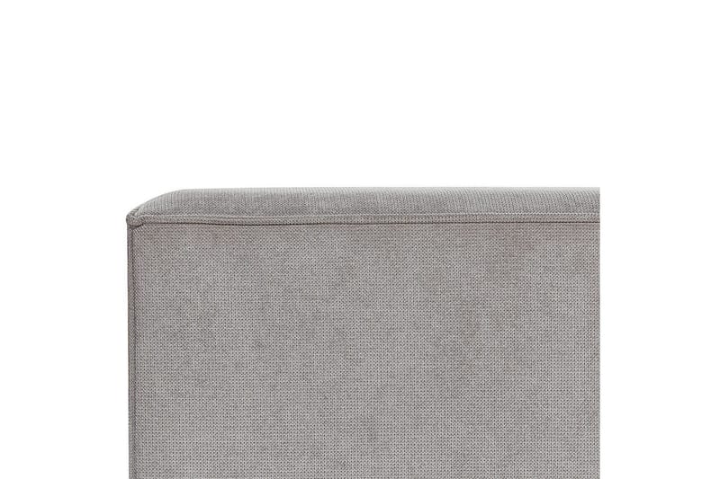 Säng med lamellram Linards - Grå/Polyester, 160x200 cm - Möbler - Säng - Sängram & sängstomme