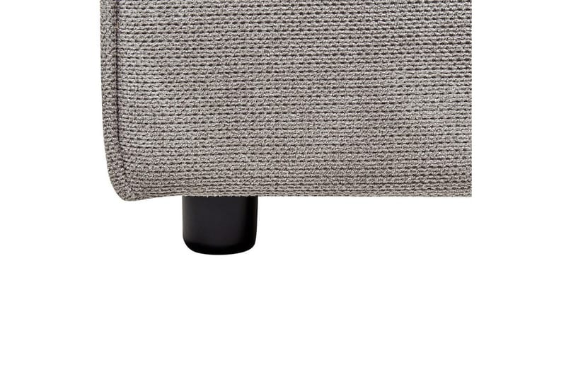 Säng med lamellram Linards - Grå/Polyester, 180x200 cm - Möbler - Säng - Sängram & sängstomme