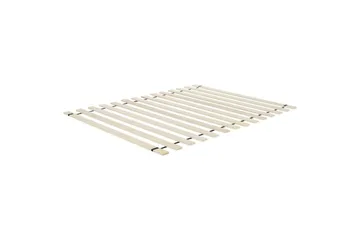 Säng med lamellram Lubbon - Beige, Silver, 140x200 cm - Möbler - Säng - Sängram & sängstomme