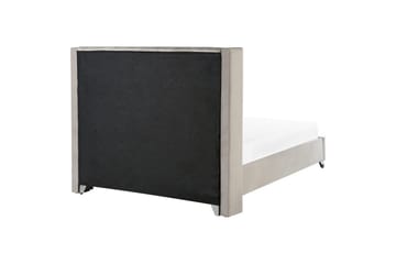 Säng med lamellram Lubbon - Ljusgrå, Silver, 180x200 cm - Möbler - Säng - Sängram & sängstomme