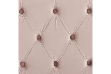 Säng med lamellram Lubbon - Rosa, Silver, 160x200 cm - Möbler - Säng - Sängram & sängstomme