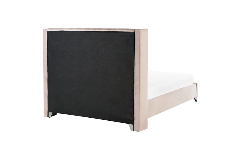 Säng med lamellram Lubbon - Rosa, Silver, 180x200 cm - Möbler - Säng - Sängram & sängstomme