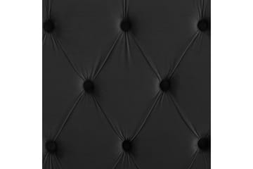 Säng med lamellram Lubbon - Svart, Silver, 160x200 cm - Möbler - Säng - Sängram & sängstomme