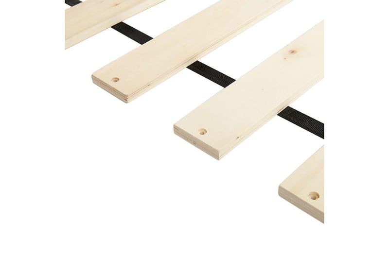 Säng med lamellram Lubbon - Vit, Silver, 180x200 cm - Möbler - Säng - Sängram & sängstomme