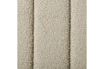 Säng med lamellram Lunan - Beige, svart/Bouclé, 140x200 cm - Möbler - Säng - Sängram & sängstomme