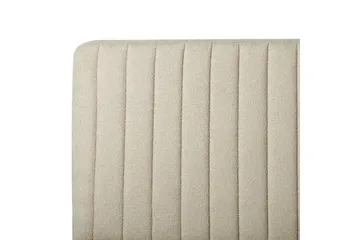 Säng med lamellram Lunan - Beige, svart/Bouclé, 140x200 cm - Möbler - Säng - Sängram & sängstomme