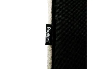 Säng med lamellram Lunan - Beige, svart/Bouclé, 140x200 cm - Möbler - Säng - Sängram & sängstomme