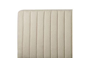 Säng med lamellram Lunan - Beige, svart/Bouclé, 160x200 cm - Möbler - Säng - Sängram & sängstomme