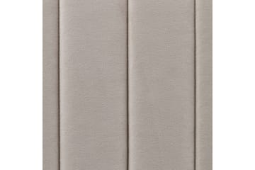 Säng med lamellram Lunan - Grå/Sammet, 140x200 cm - Möbler - Säng - Sängram & sängstomme