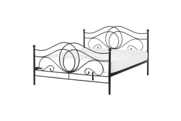 Säng med lamellram Lyra - Svart - Möbler - Säng - Sängram & sängstomme