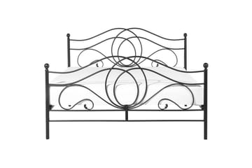 Säng med lamellram Lyra - Svart - Möbler - Säng - Sängram & sängstomme